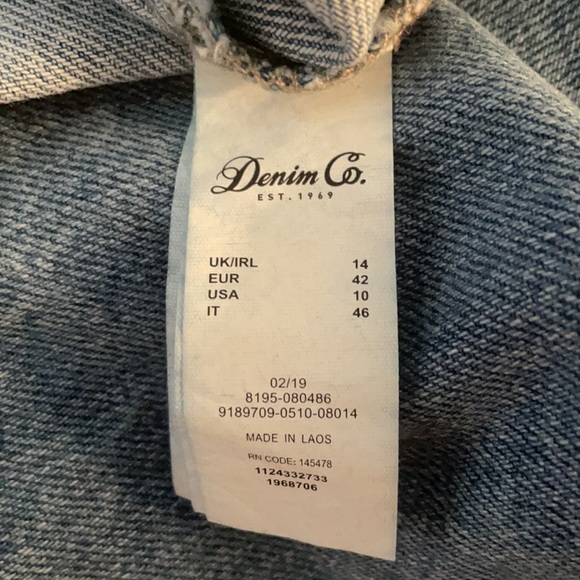 Jean skirt overalls - Picture 10 of 12